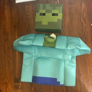 Minecraft Creeper costume- youth one size